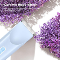 CheckSimple bikini trimmer 2-in-1 heads for versatile trimming.