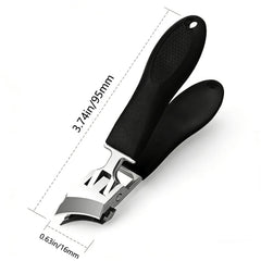 Chemailon slant-edge blade close-up for precise cuts on thick nails