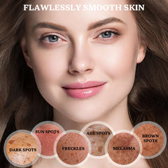 Close-up of Tranexamic acid and Glutathione ingredients in CHEOKINGBA formula for even tone.