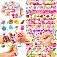 Cherisnowy Candyland pulseras durables para fiestas infantiles seguras y divertidas