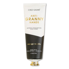 Chez Gagné Intensely Moisturizing Hand Cream bottle with jojoba oil for deep hydration.