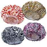 CHFONG four-piece shower cap pattern-1 keeps hair dry during shower