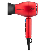 CHI 1875 Series Ionic Compact Hair Dryer, front view, fast drying and portable styling.