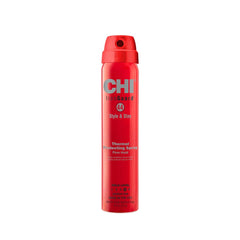 CHI 44 Iron Guard aerosol aplicación suave para peinados duraderos.