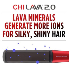 CHI Lava 2.0 digital temperature display enables precise styling at lower heat