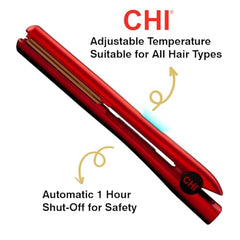 CHI Original Digital Ceramic Straightener in hand with even heat distribution for frizz-free shine