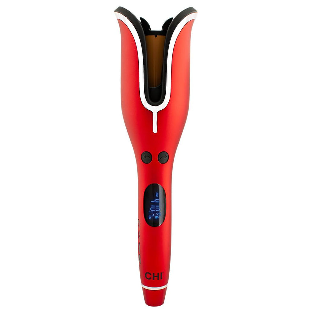 CHI Spin N Curl with digital temperature display for customized heat control.