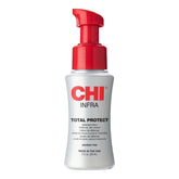 CHI Total Protect Defense Lotion bottle shows silky texture that locks in moisture.