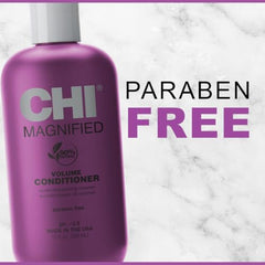 CHI Volumen Magnificado Acondicionador, textura suave del cabello tras la aplicación