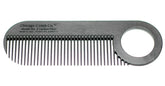 Chicago Comb Model 2 carbon fiber pocket image emphasizes portable, anti-static styling on the go.