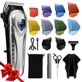 Chicclly professional hair clippers front view with precision blades for clean cuts.