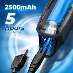 Chicclly hair clippers LED display visible during trimming