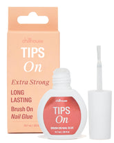 Chillhouse Tips On nail glue brush applies precise hold for long-lasting wear