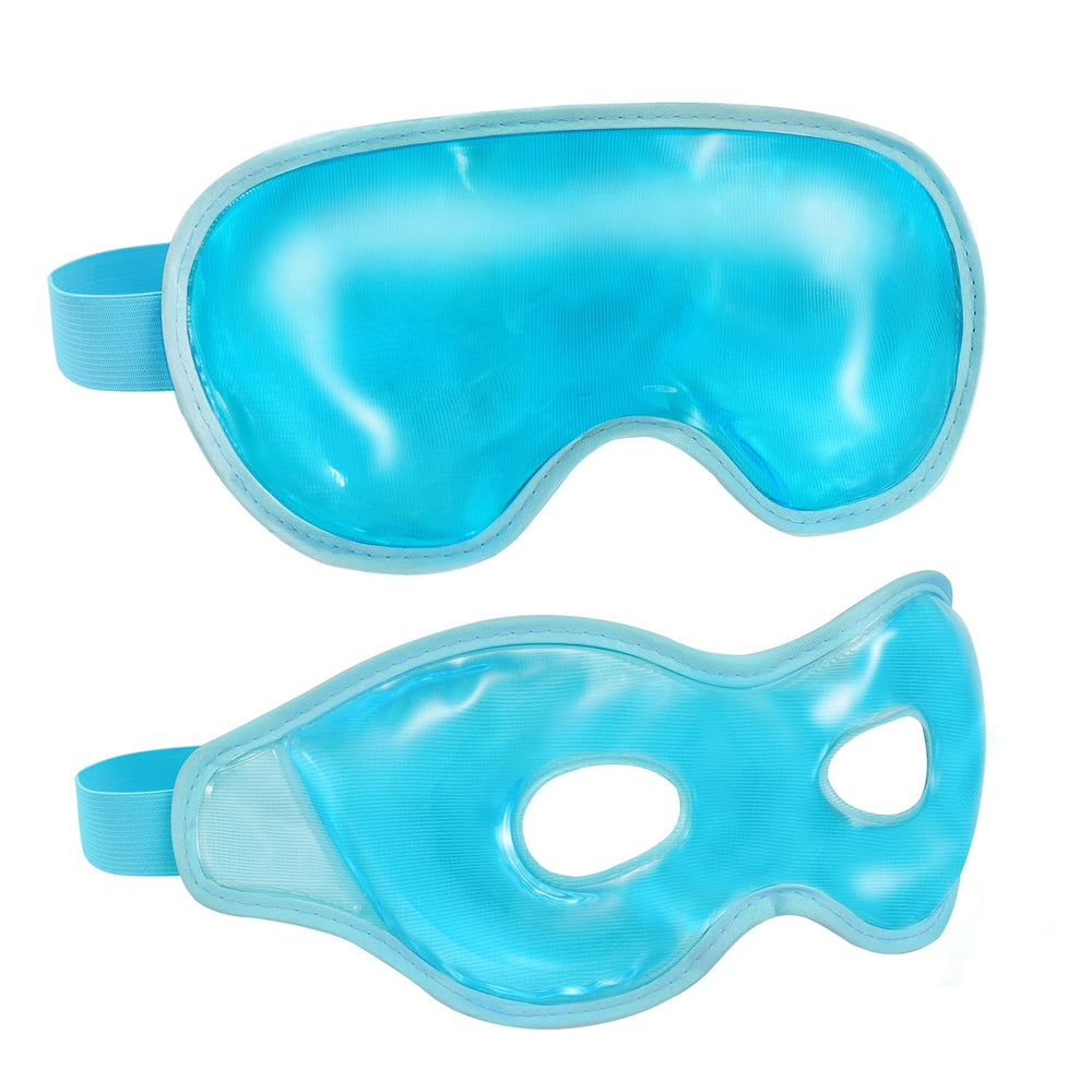 Chillojos 2 Pack cooling eye mask close-up showing plush fabric for gentle comfort.