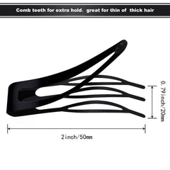 Chinco pinza pelo doble agarre metal para salón: acabado duradero y control
