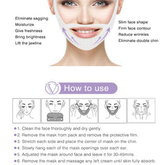 Chinology Jawline definition close-up with mask illustrating contouring potential