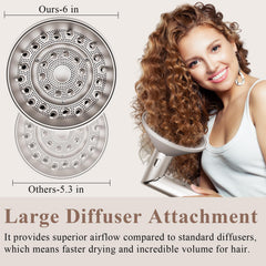 Chivixe six-inch diffuser attachment for faster styling and drying.