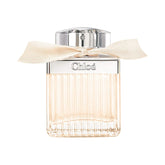 Chloe by Chloe EDP bottle front view, sleek pleated design for a modern, feminine aura.
