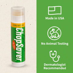 ChopSaver USA-made lip care emphasizing quality and safety