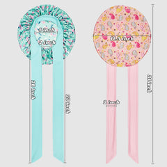 Patrón adorable en el bonete para niñas, diseño agradable.