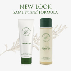 Christina Moss Naturals Shampoo with organic coconut oil for gentle cleansing