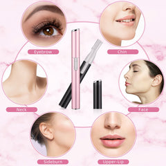 Chumia precision-trimmer blade delivers gentle eyebrow shaping.