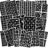 ChurlChurl 575pcs tattoo stencil set for versatile DIY body art.