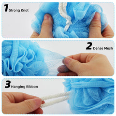 Chuya loofah sponge with durable knots for lasting use