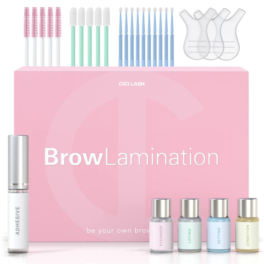 Kit de laminación de cejas CICI Lash con keratina: definición duradera y look pulido.