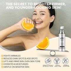 CIELARA Serum Vitamina C, textura ligera para absorción rápida y no grasa.