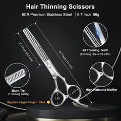 CIICII ergonomic offset handle for comfortable grip during use