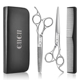 CIICII hair cutting scissors 6.7-inch blade for precise styling at home