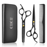 CIICII hair cutting scissors 6-7 inch for precise home cuts
