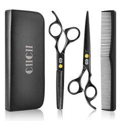 CIICII hair cutting scissors 6-7 inch for precise home cuts