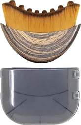 Cioqlvz lymphatic contour face brush closeup showing precise drainage design