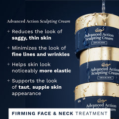 City Beauty Advanced Action Sculpting Cream enhances jawline contour and definition