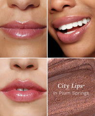 City Beauty City Lips gloss wand applying for precise, hydrated shine