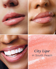 City Beauty City Lips plumping gloss tube ready for instant hydration and shine.