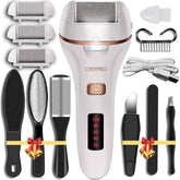 CIVYPRO electric foot scrubber white for smooth heels after a long day
