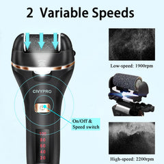 CIVYPRO device with indicator light showing battery status during use.