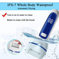 CIVYPRO IPX7 waterproof foot file ready for safe cleaning after use.