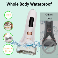 CIVYPRO rechargeable foot file for cordless, convenient grooming
