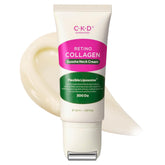 CKD Guaranteed Retino Collagen Guasha Neck Cream bottle ready for use, highlighting targeted neck care