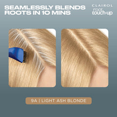 Clairol 100 percent gray coverage in minutes for quick refresh