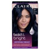 Clairol Bold & Bright permanent dye box in Wild Blackberry showing vibrant color