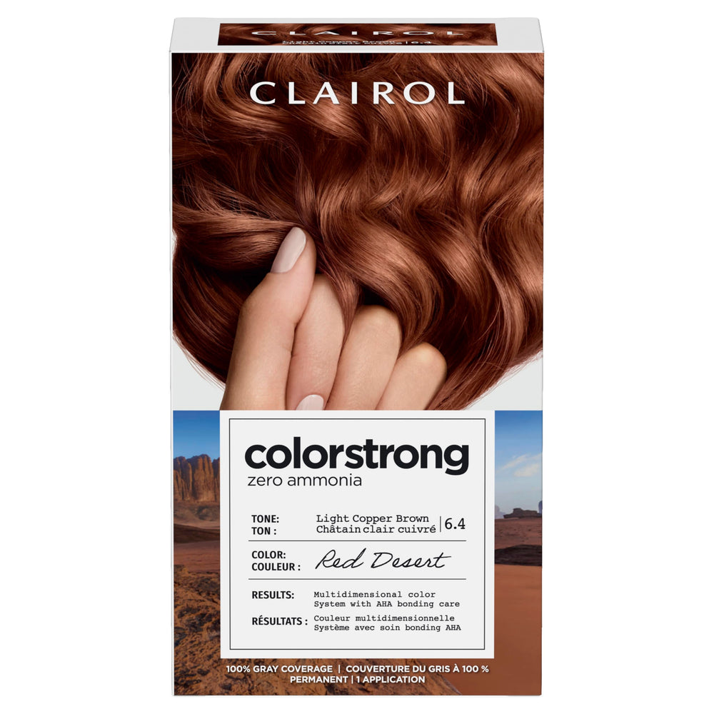 Clairol ColorStrong bonding primer with AHA preps hair for color