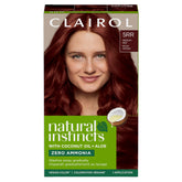 Clairol Natural Instincts 5RR bottle delivering rich demi-permanent color for vibrant red tones