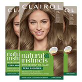 Clairol Natural Instincts 7A dark cool blonde pack for at-home color refresh