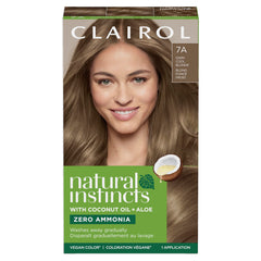 Clairol Natural Instincts dye kit packaging for easy at-home color