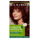 Clairol Natural Instincts 5R medium auburn bottle ready for color
